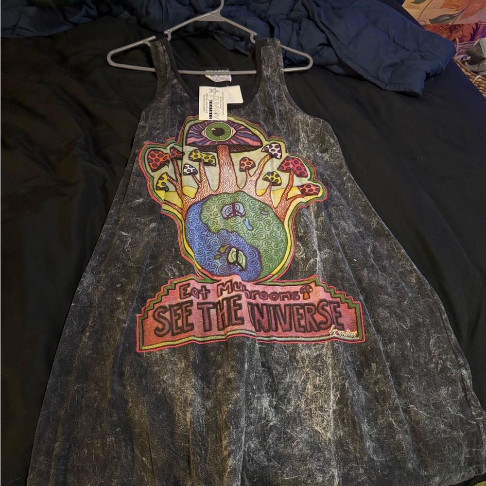 Psychedelic Graphic Dress